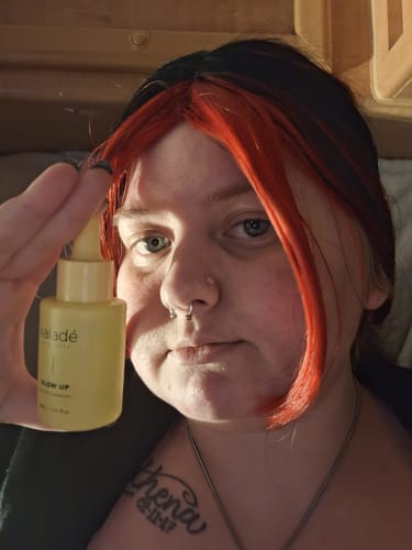 Customer photo review of Glow Up Face Oil
