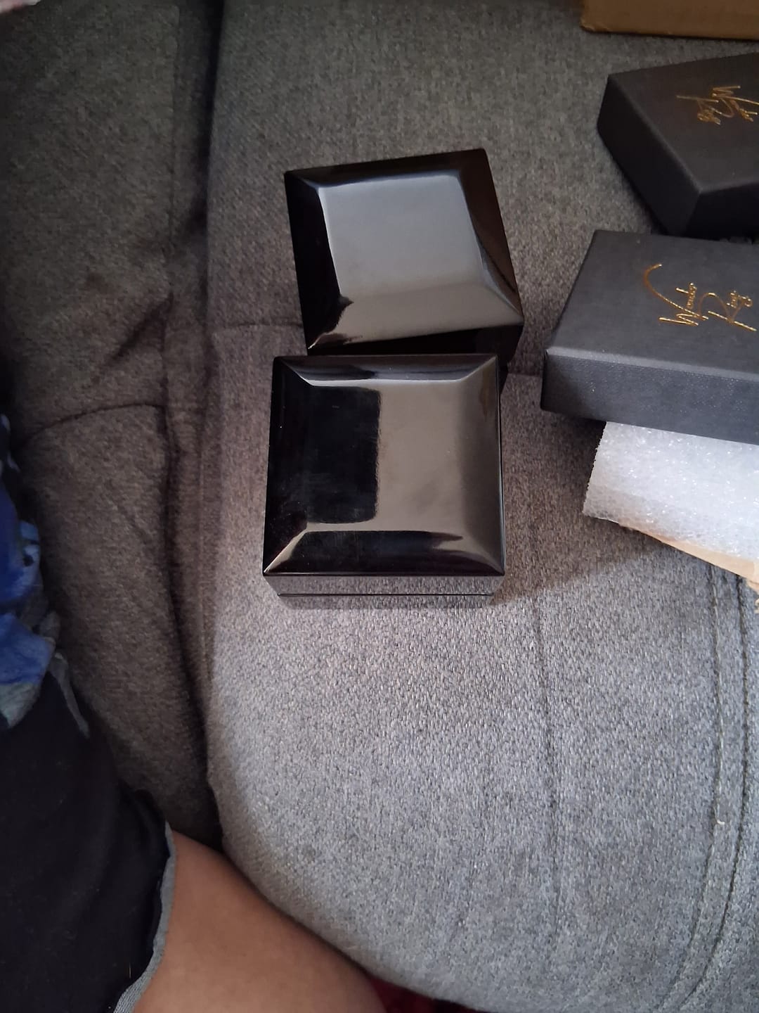 Customer photo review of The Steely Blue 8mm Wonder Ring
