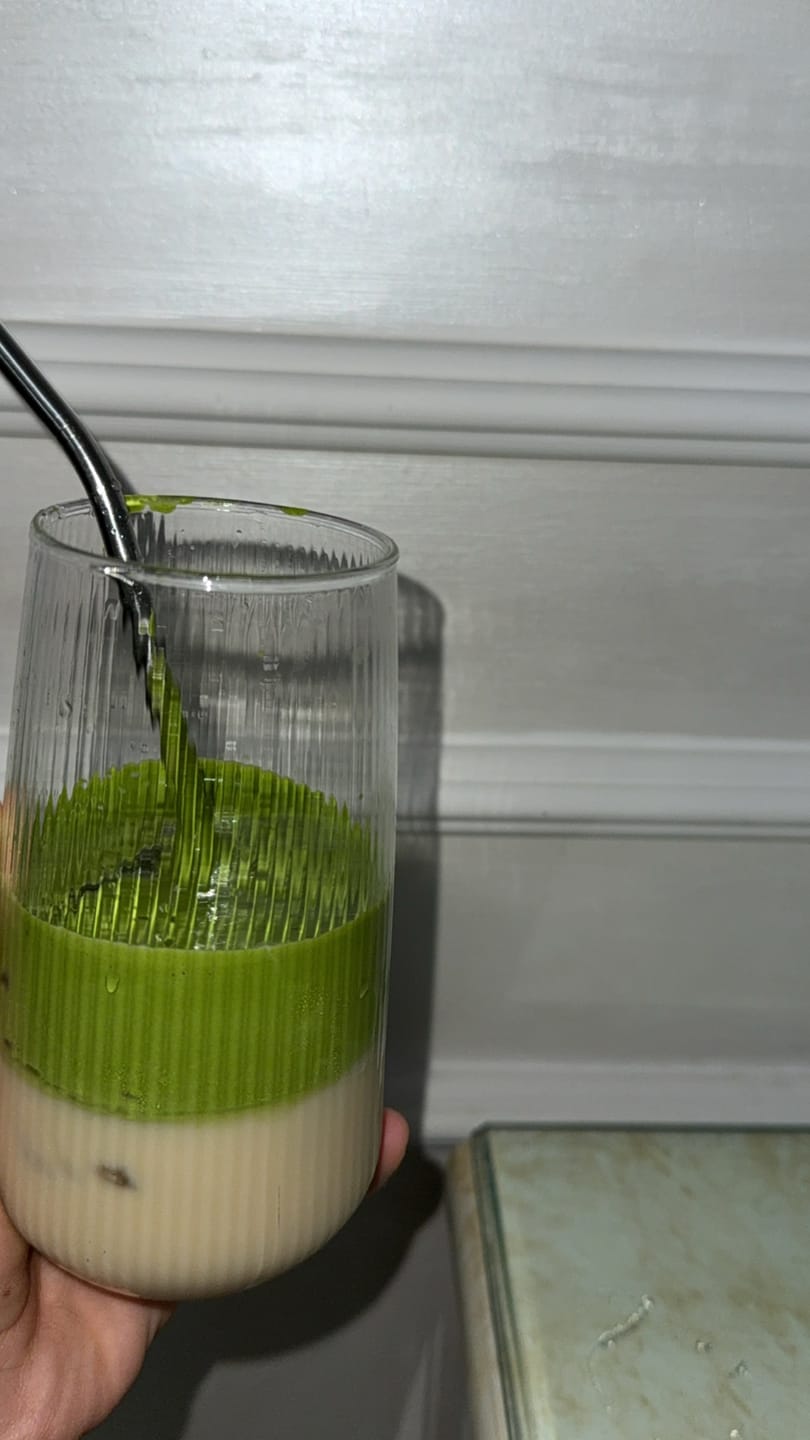 Customer photo review of Barista Premium Matcha - Omi