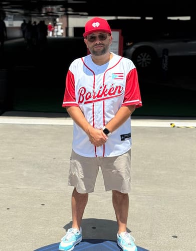 Customer photo review of Puerto Rico Heritage Custom Baseball Jersey