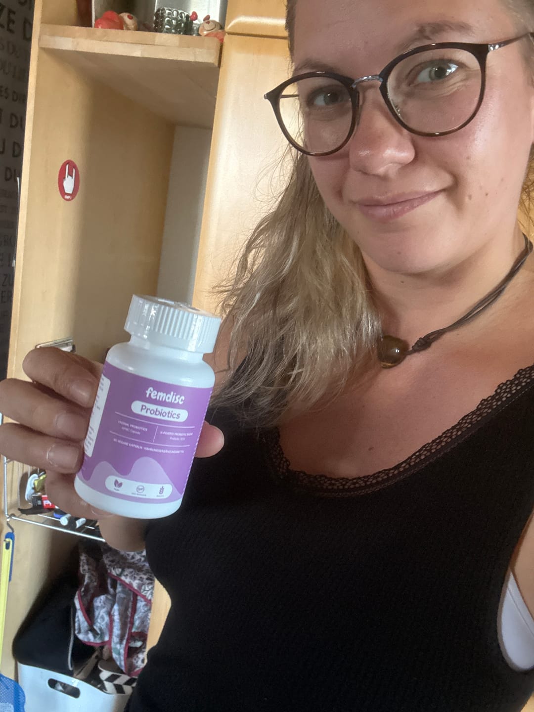 Customer photo review of femdisc vaginal Probiotics