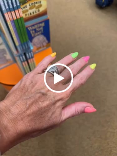 Customer video review of Halo CZ Split Shank Ring in Sterling Silver