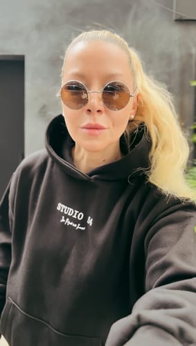 Customer photo review of studio 54 black hoodie