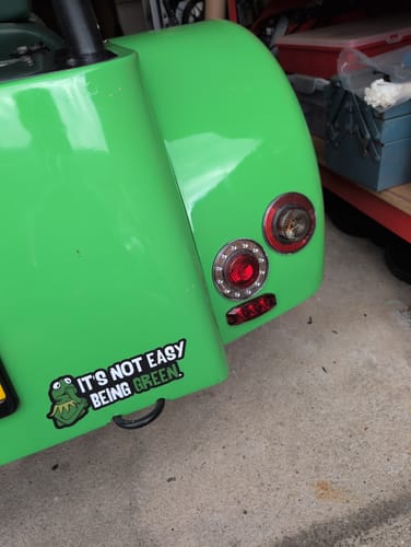 Customer photo review of Slimline Mini LED Rear Fog Lamp