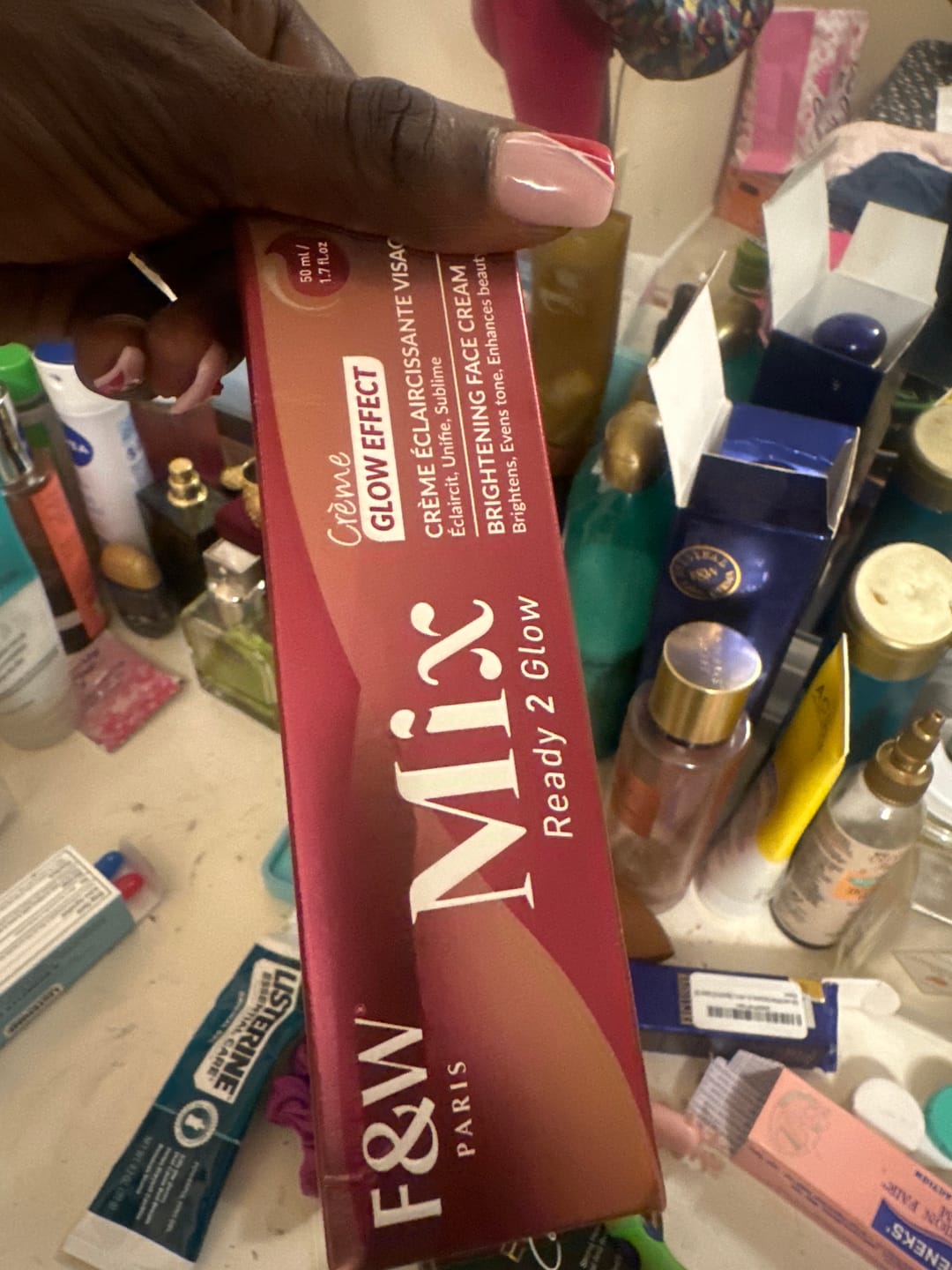 Customer photo review of Fair And White MIX Brightening Cream 50ml
