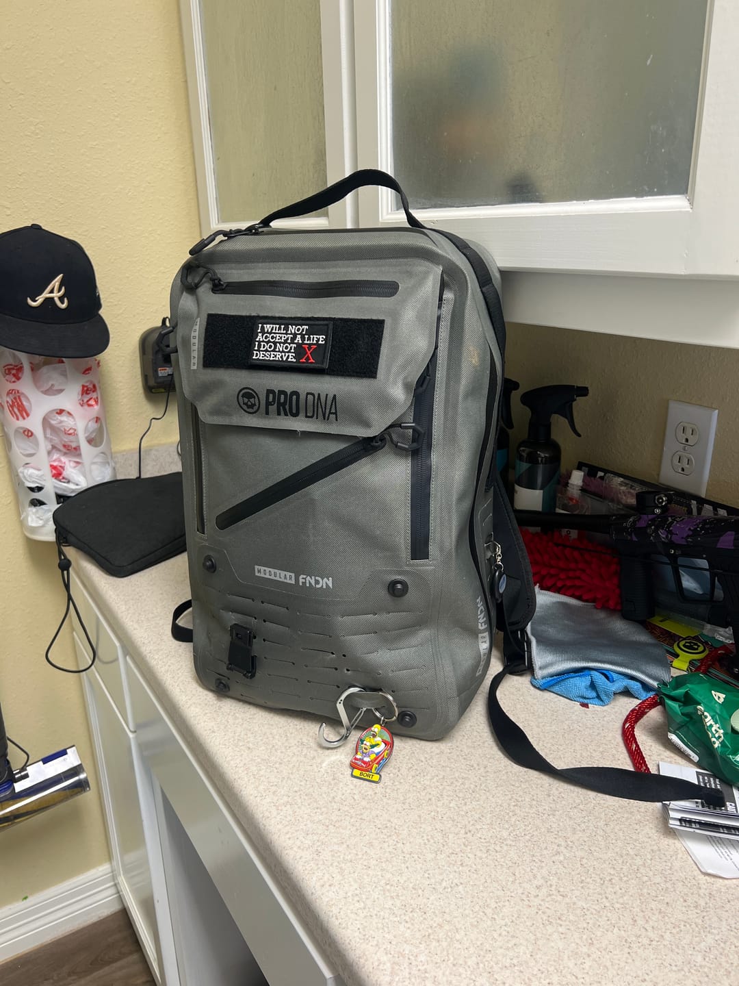 Customer photo review of FNDN™ STORM VLT – MODULAR WEATHERPROOF BACKPACK - 25L