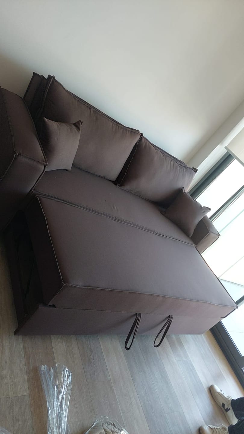 Customer photo review of Sofá Cama Mónaco Cojines Grandes