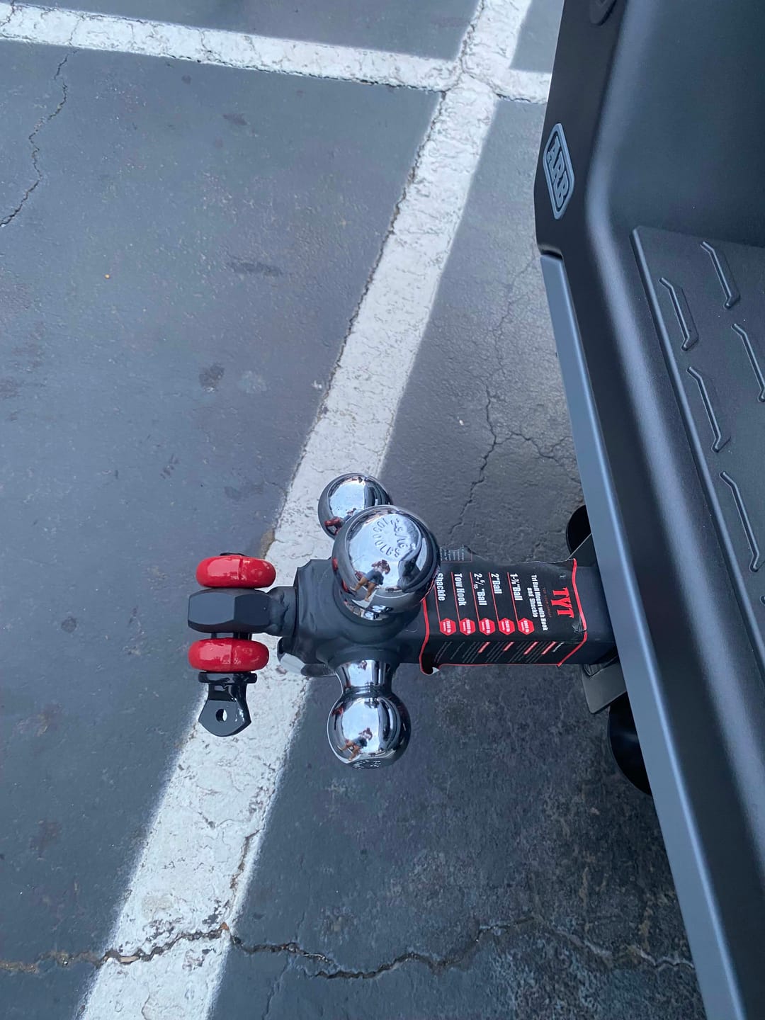 Customer photo review of TYT Tri-Ball Mount with  Shackle and Tow Hook
