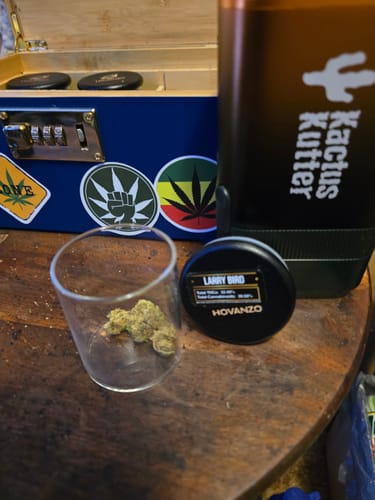 Customer photo review of Gold Spectrum THCA Flower (Top) - Larry Bird