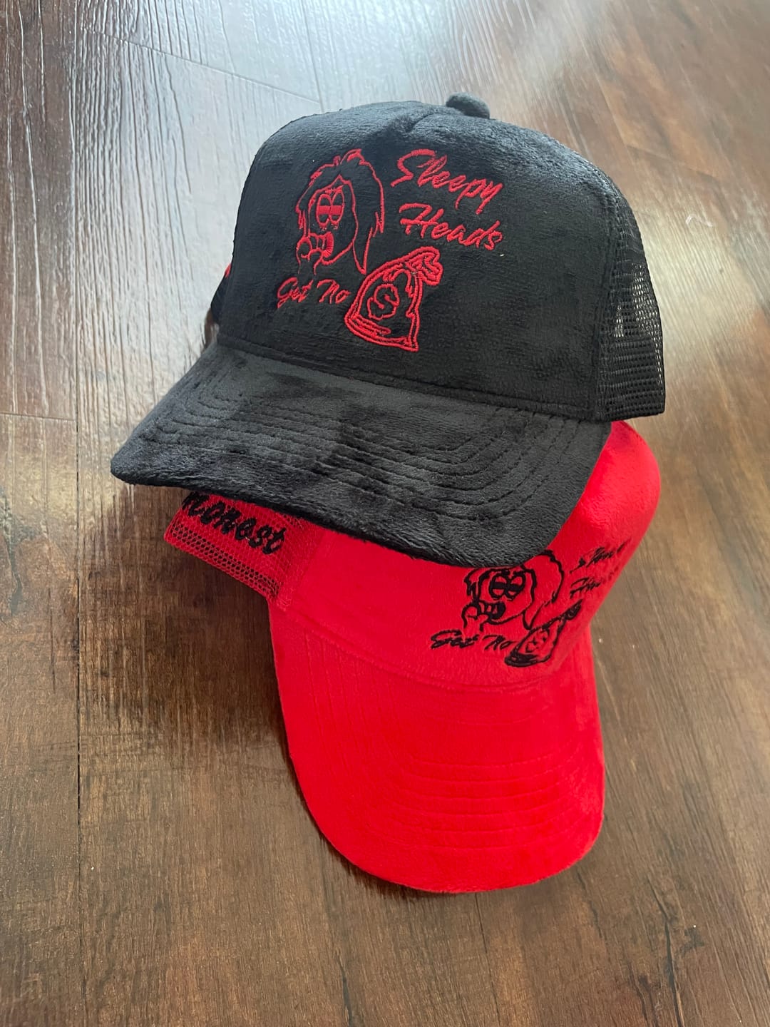 Customer photo review of Velvet Trucker Hat