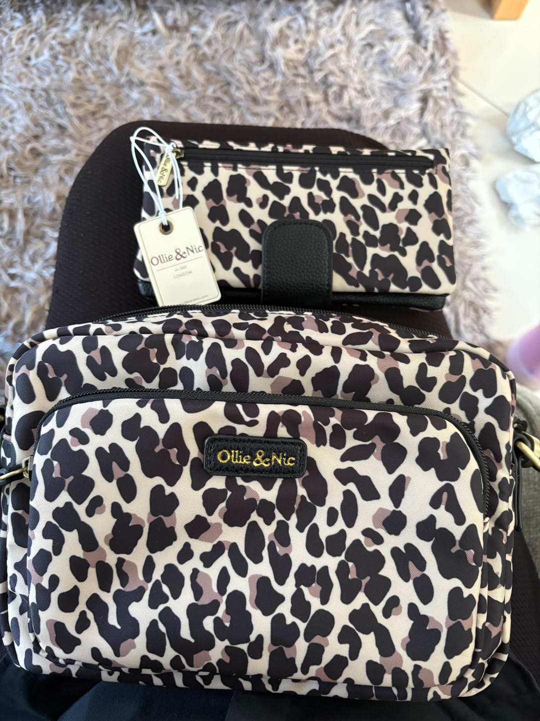 Customer photo review of Darcey Purse - Leopard
