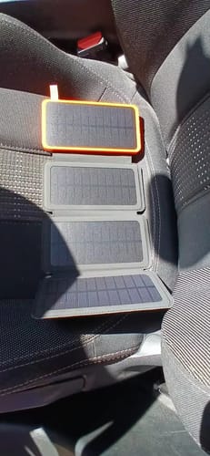 Customer photo review of SolaBank Fold Wireless Charging Powerbank 10000mAh