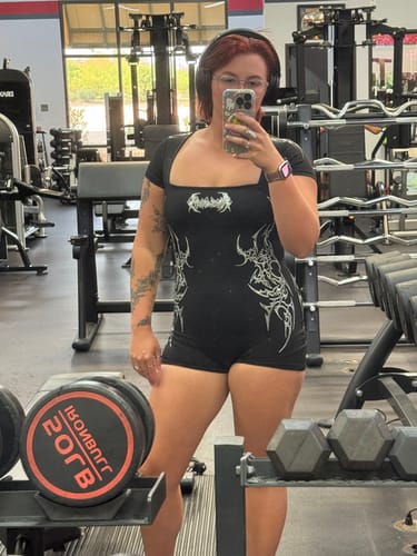 Customer photo review of Women's Void Tech™ Nocturnal One Piece Bodysuit [VOID BLACK]