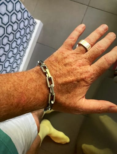 undefined review of 10MM Chunky Bracelet - Silver image 1 out of 1