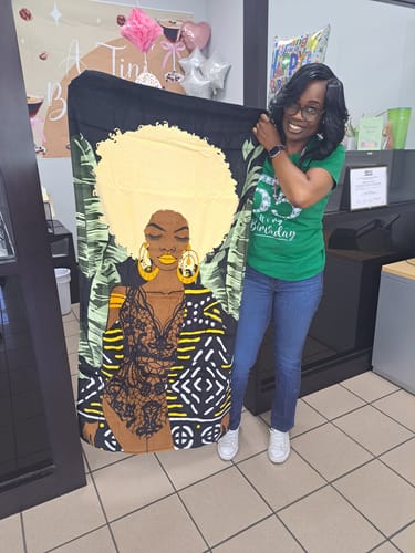 Customer photo review of Ziggy Beach Towel