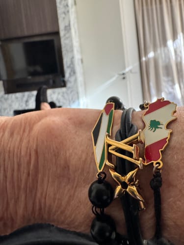 Customer photo review of Palestine Bead Bracelet