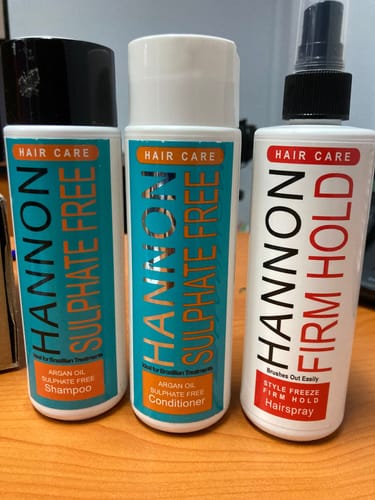 Customer photo review of Hannon Style Freeze Firm Hold Spray 250ml