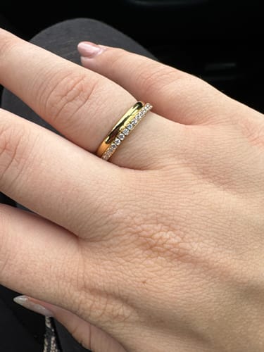 Customer photo review of Shine Ring | 18K vergoldet