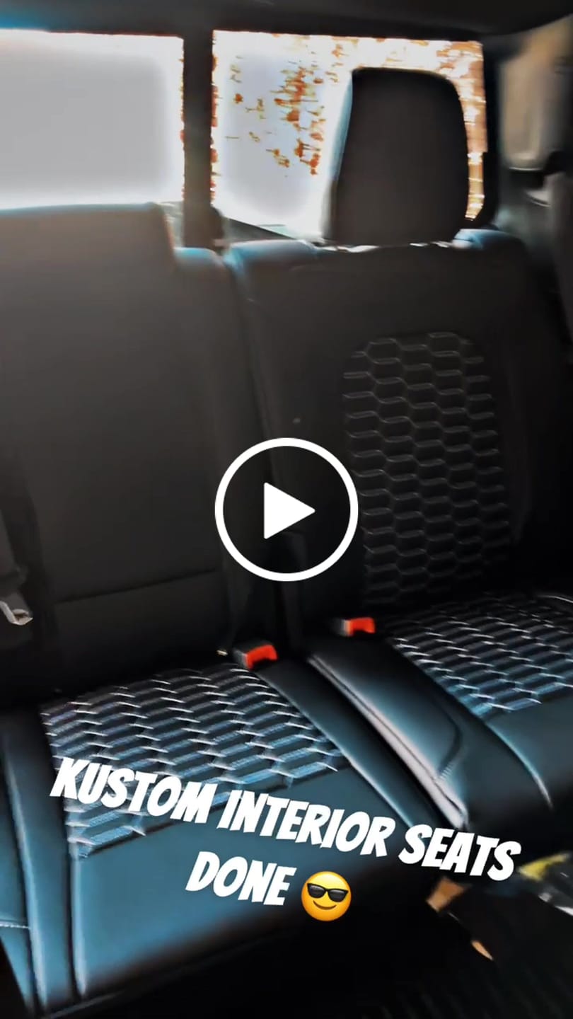 Customer video review of 2019+ Dodge Ram 1500 TRX Leather Seat Covers