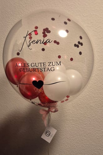 Kundenbewertung mit Foto zu BALLOONIZER - Ballon Konfigurator