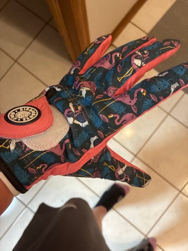 Customer photo review of Blue Flamingo Glove