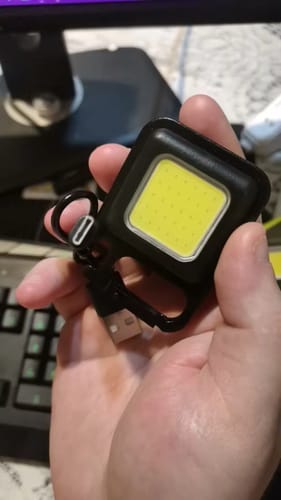 Customer photo review of 800 Lumens Mini LED Floodlight