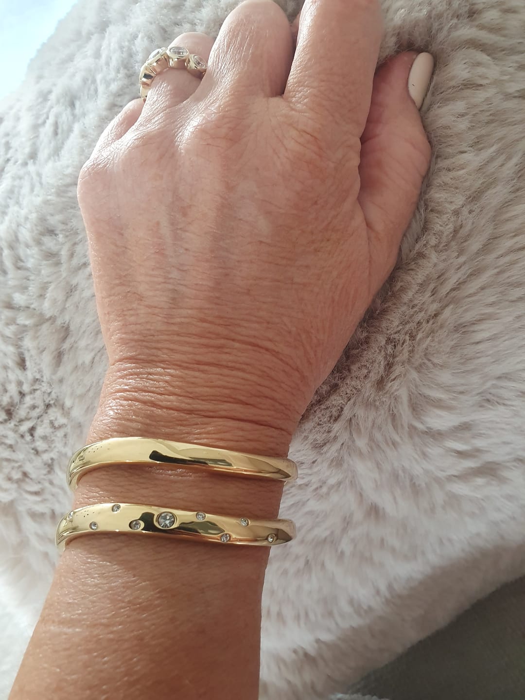 Customer photo review of Wave Bangle