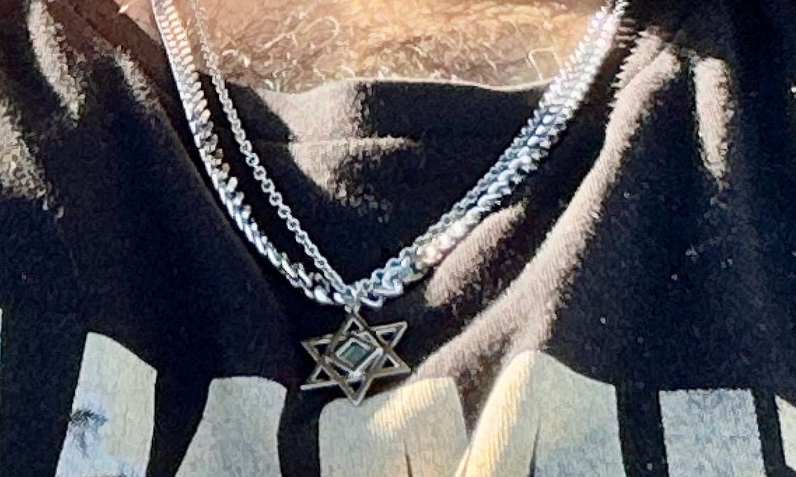 Customer photo review of Set of Energy Bracelet & Star Of David Necklace