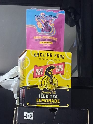 Customer photo review of Mango Passionfruit Rosin Gummies, 10mg THC