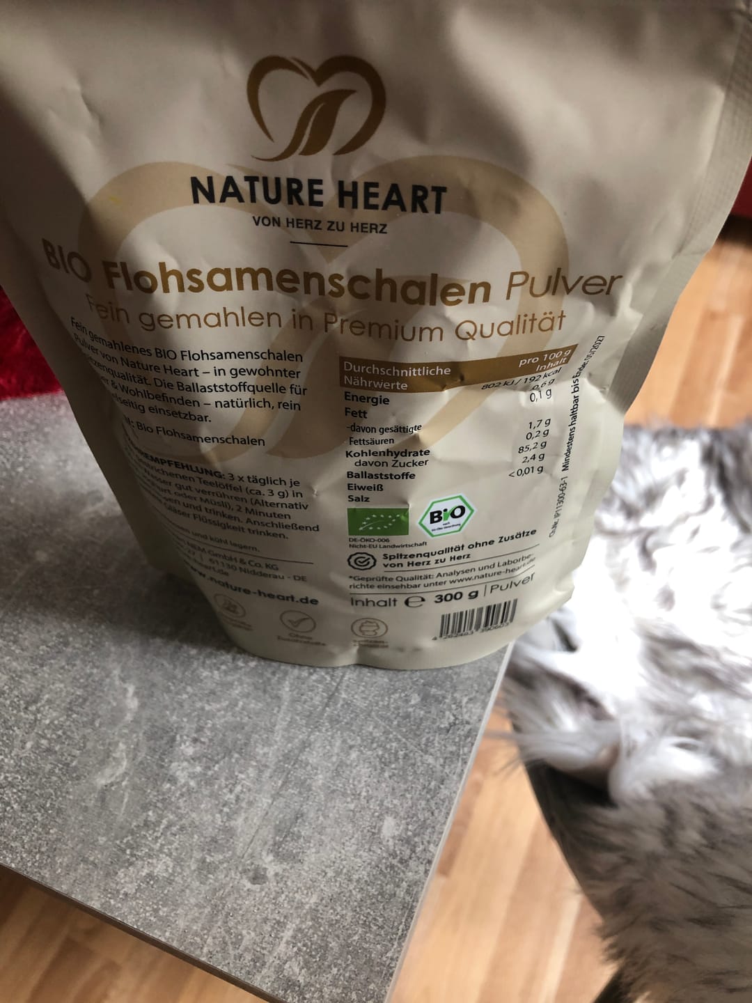 Customer photo review of Flohsamenschalen BIO