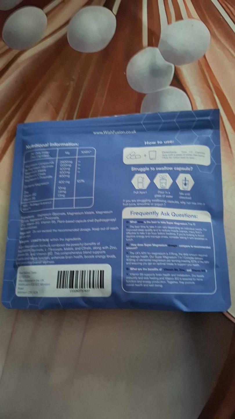 Customer photo review of Super Magnesium 7-in-1