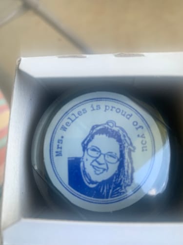 Customer photo review of Face Stamp﹘ Self-Inking Stamp