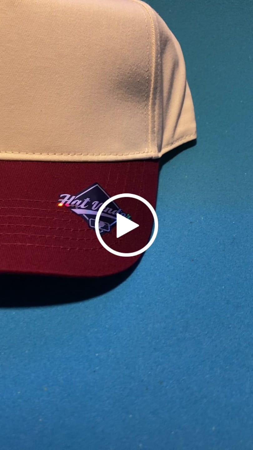 Customer video review of K-Frame 5 Panel Baseball Hat