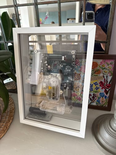 Customer photo review of M1 Music Frame CD Player with Bluetooth