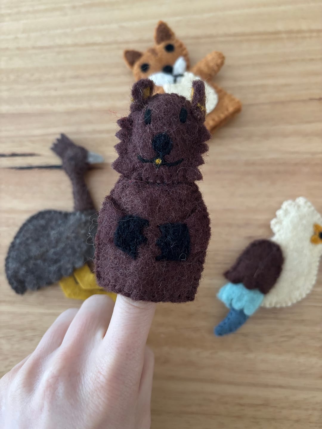 Customer photo review of Finger Puppets - $7 Individual (Pick and Choose)