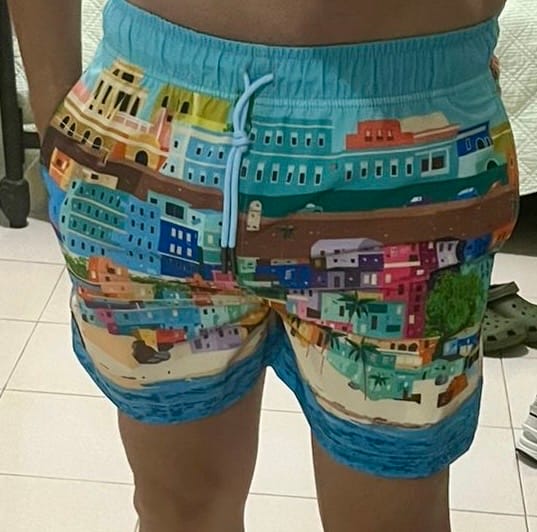 Customer photo review of LA PERLA SWIM SHORT