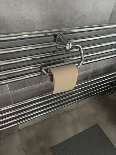 Customer photo review of Unbleached Bamboo Toilet Paper