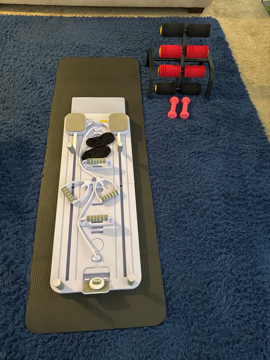 Customer photo review of Pilates Reformer Set