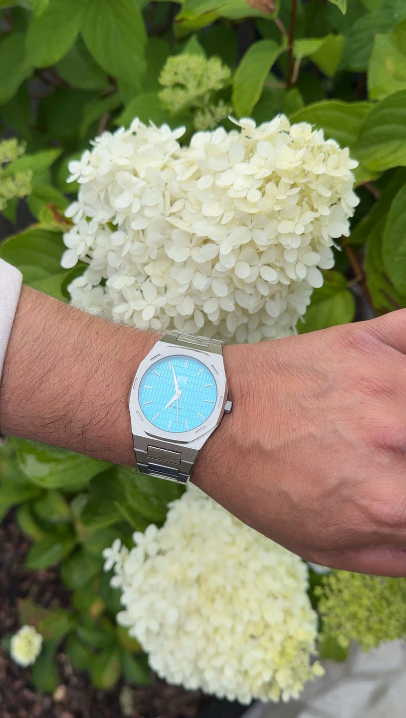 Customer photo review of DOUBLE F - MYKONOS BLUE