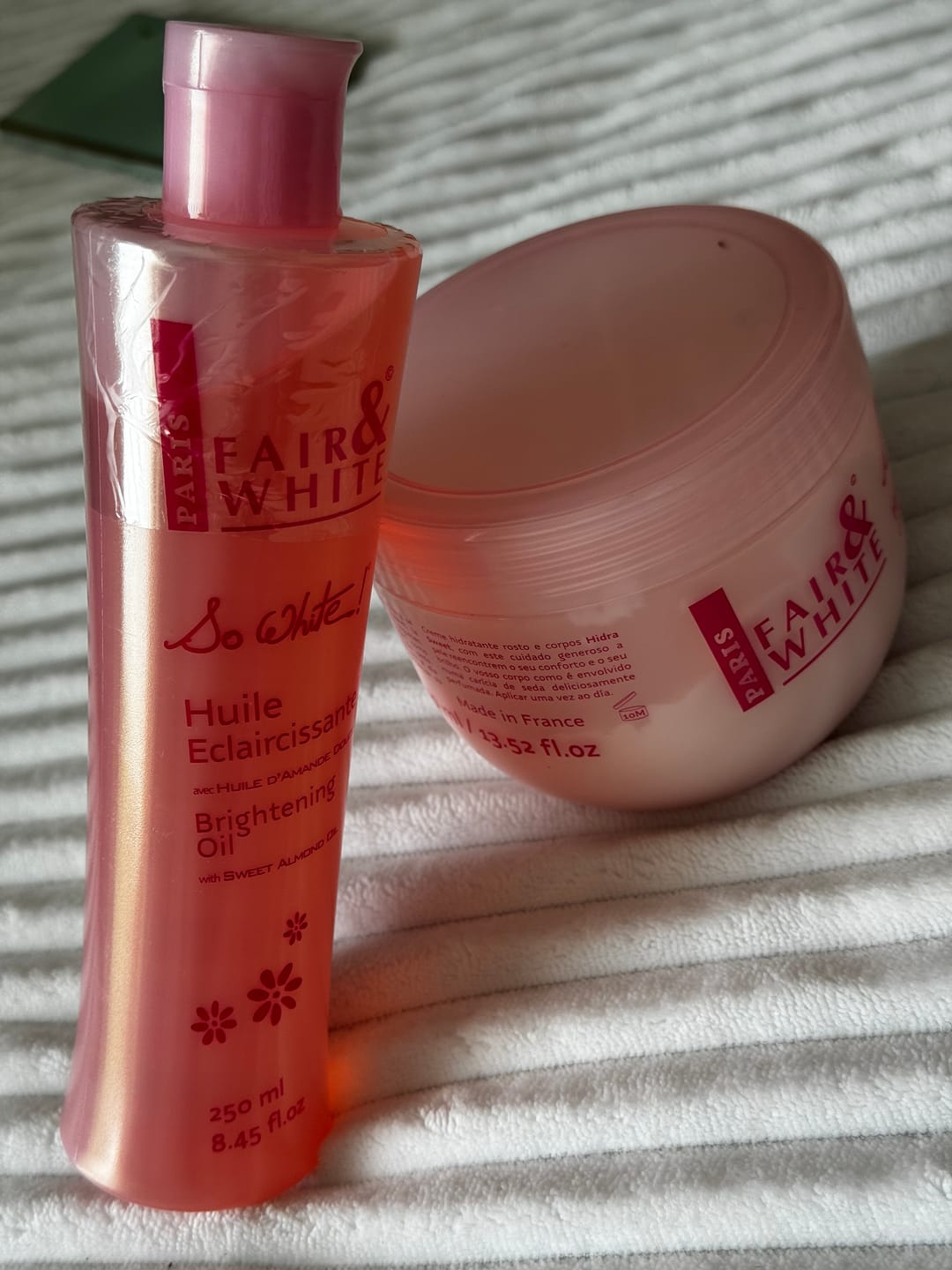 Customer photo review of Fair and White So White Skin Perfector Purifying Cream 250ml / 8.4 fl oz