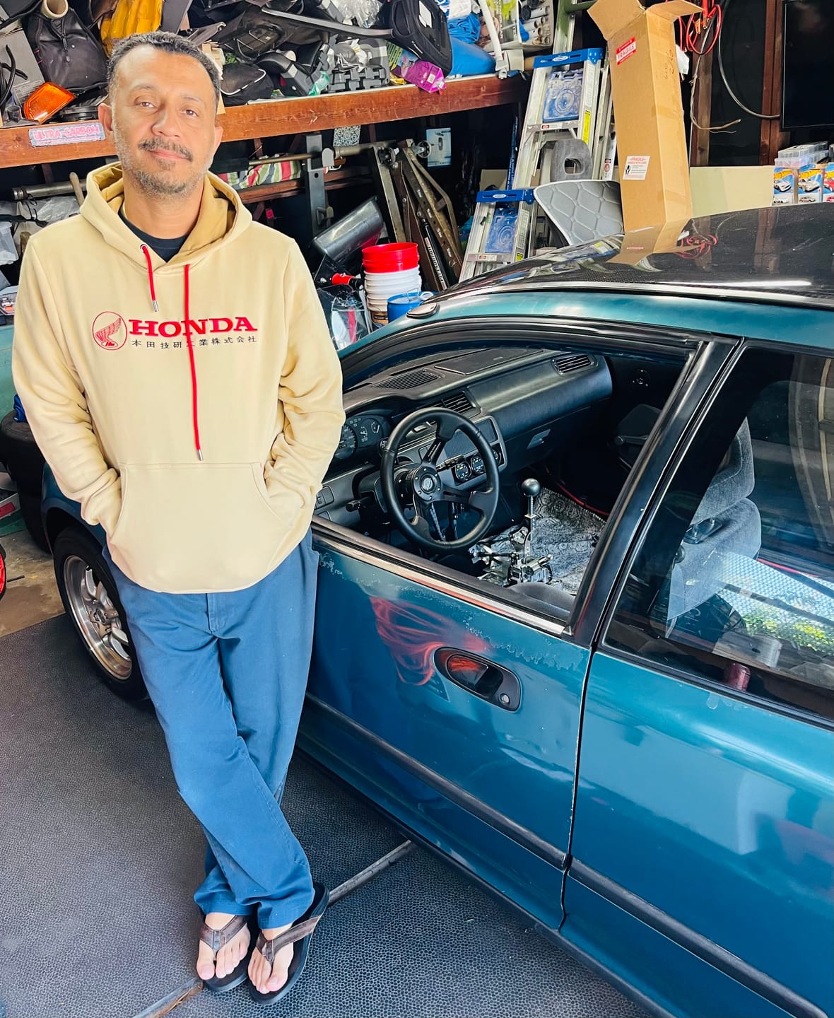 Customer photo review of 1964 Honda Brand Hoodie