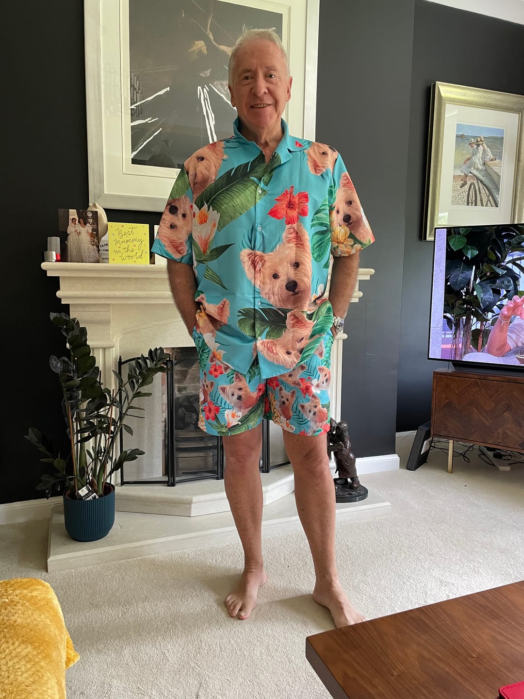 Customer photo review of Your photo - Personalised swim shorts