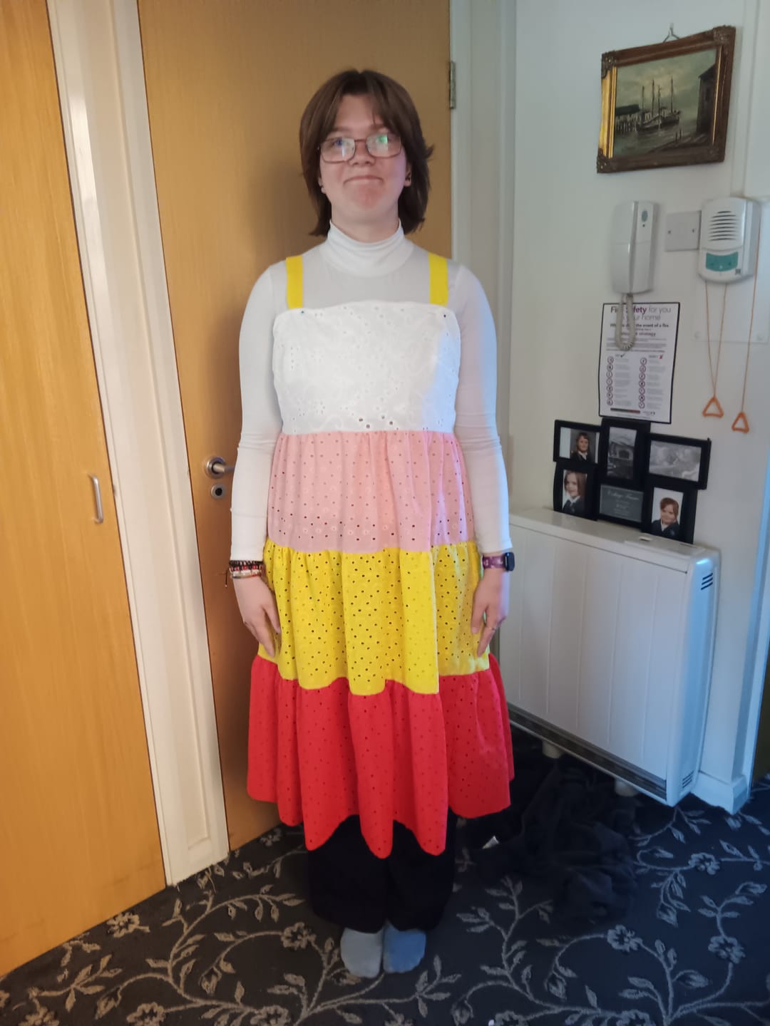 Customer photo review of Luxurious Cotton Broderie Anglaise - 60" Wide - Variations Available