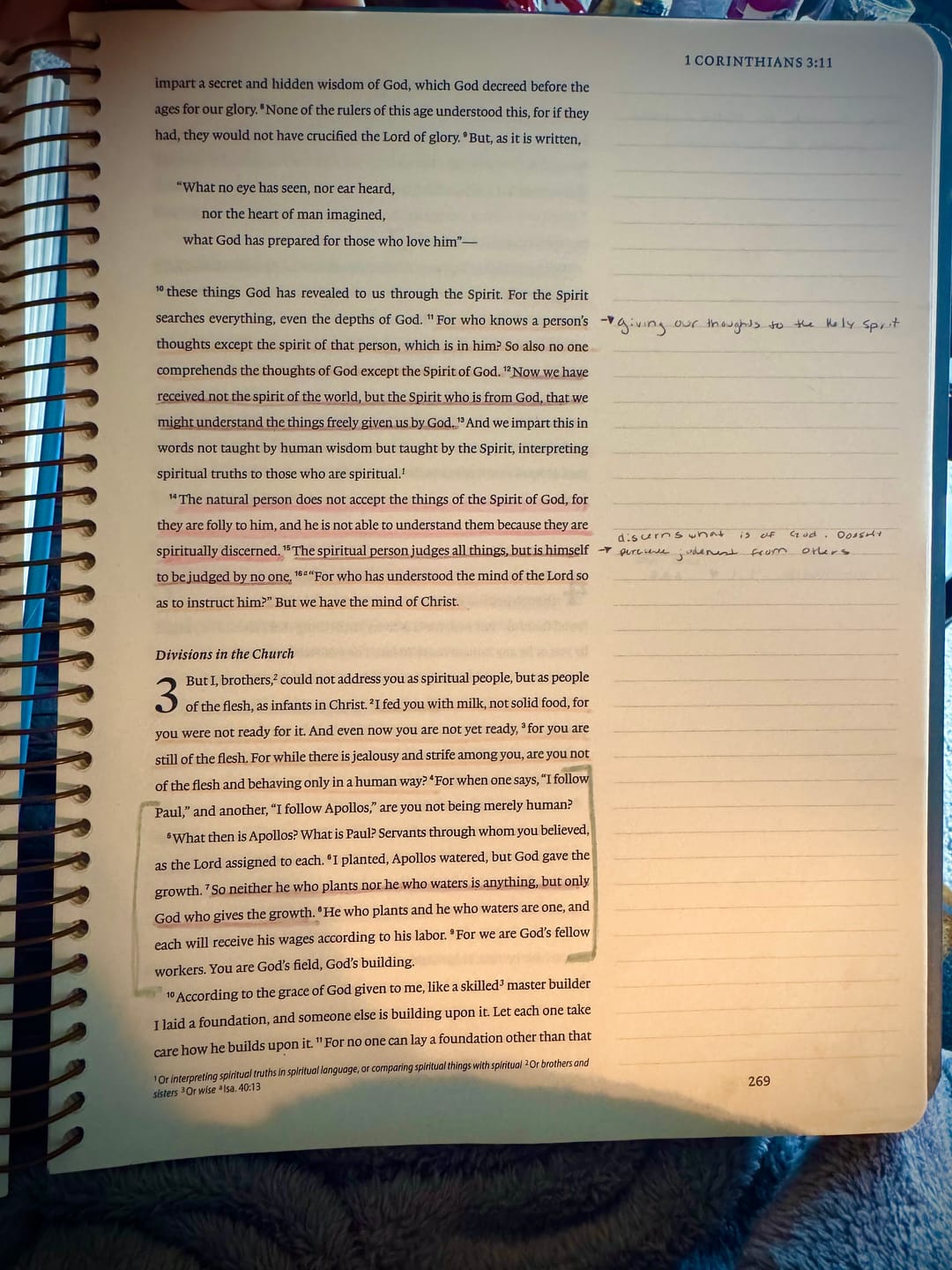 Customer photo review of Spiral Bible™ - ESV - New Testament