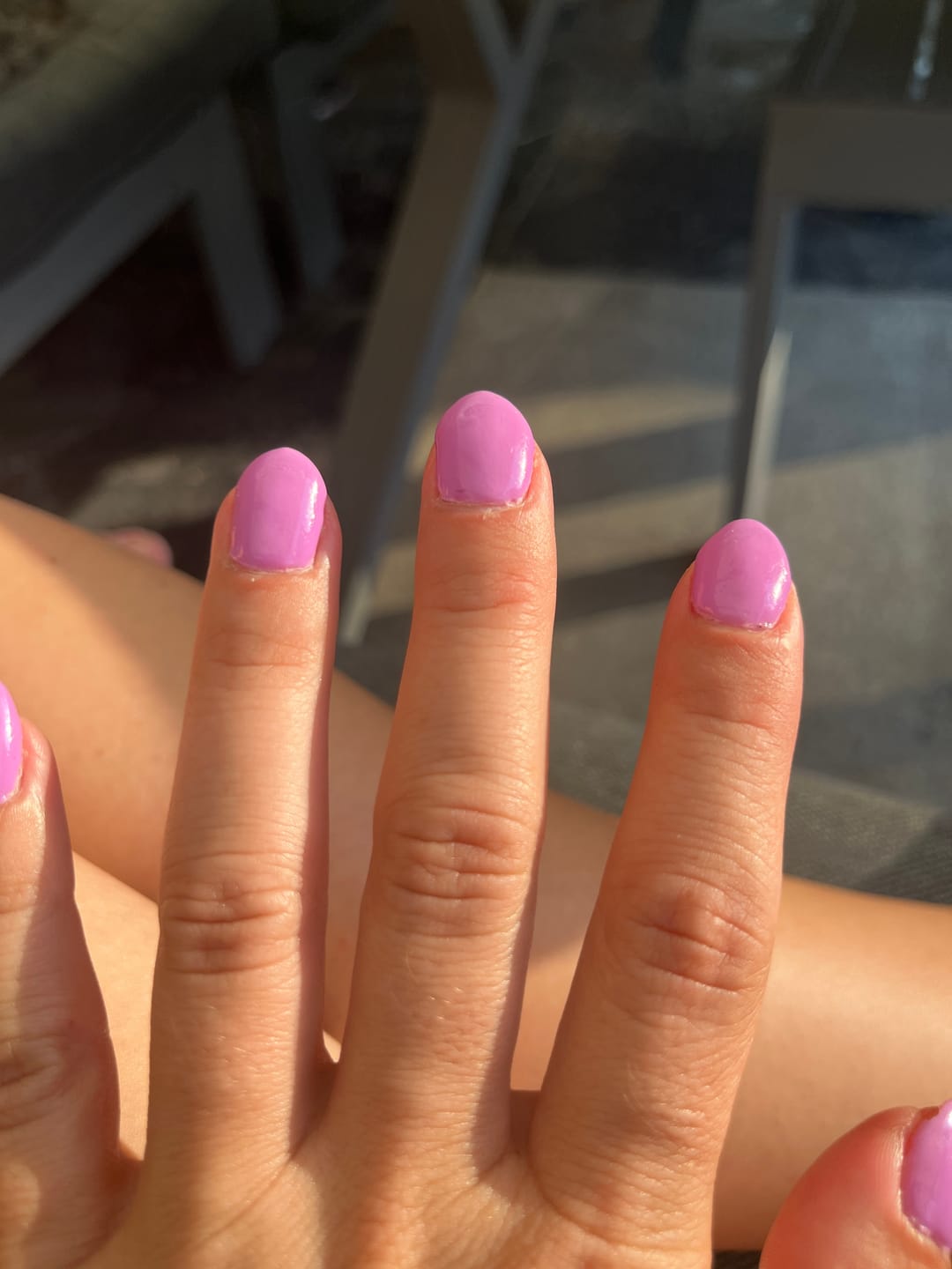 Customer photo review of Fandango Pink Dipping Powder