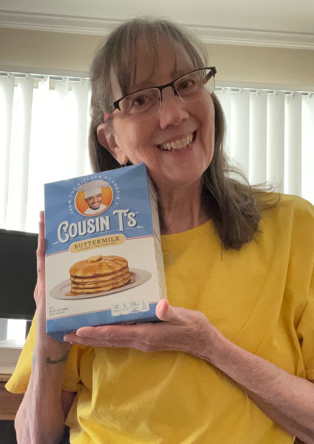 Customer photo review of Cousin T's Buttermilk Gourmet Pancake Mix