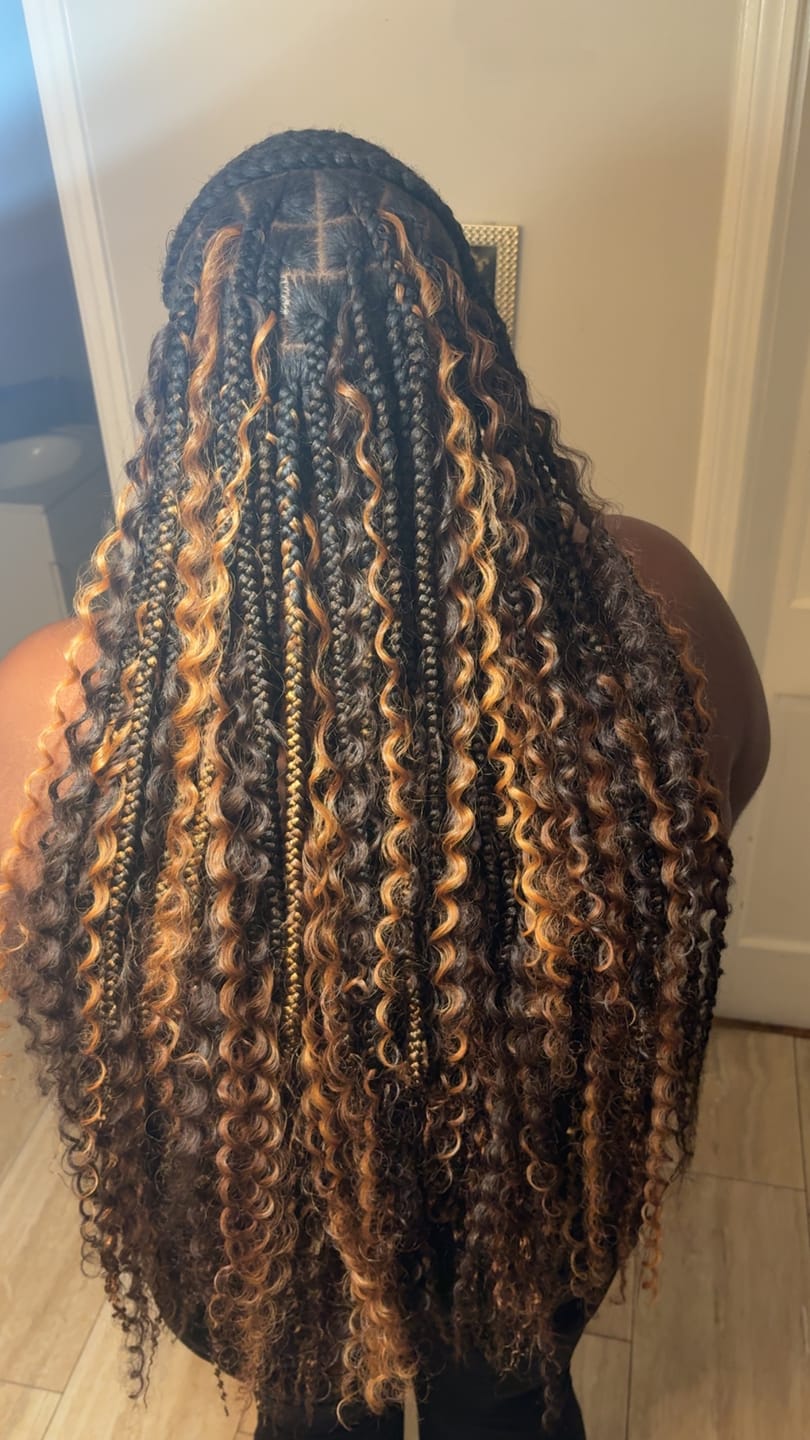Customer photo review of Outre X-Pression Pre-Stretched - ULTRA BRAID 3X 72"