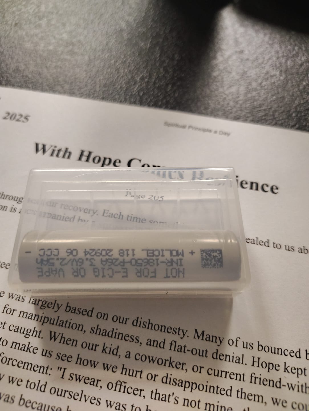 Customer photo review of Molicel P26A 18650 2600mAh 35A Battery