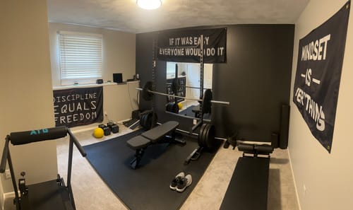 Customer photo review of HR00 Adjustable Squat Rack