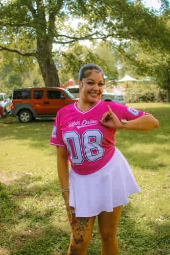 Customer photo review of Custom Team Sports Stitched  Football Jersey Personalized Practice Uniforms for Adults/Youth